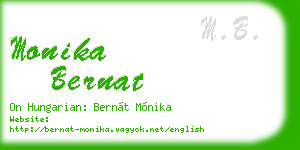 monika bernat business card